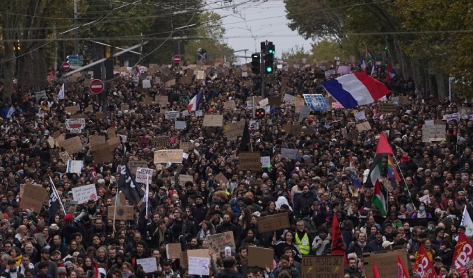 Francia despliega 70 mil policías ante nuevas protestas y posibles disturbios