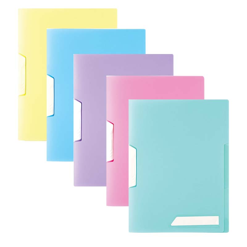 FOLDER PLASTICO C/CLIP A4 #80618 COL/SURTUDOS