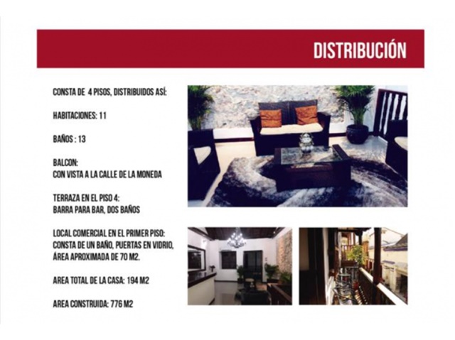 Casa de 11 alcobas en venta en El Centro, Cartagena, 776 m² · foto 8 de 19