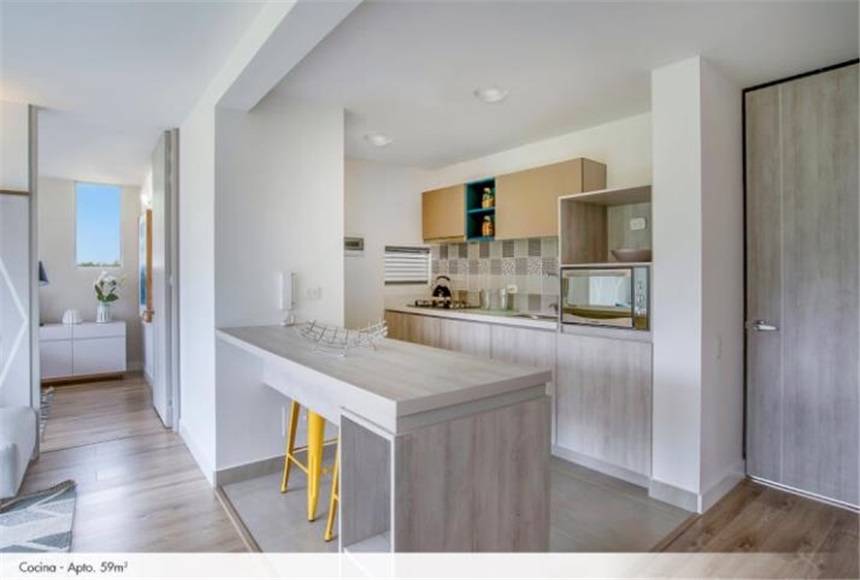 Apartamento de 1 alcoba en venta en Samaria, Chía, 59 m² · foto 8 de 18