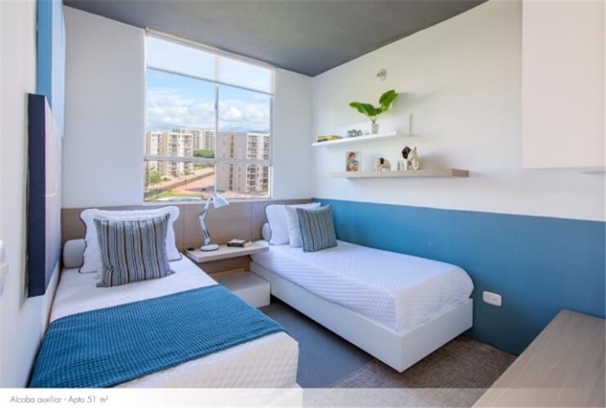Apartamento de 2 alcobas en venta en Las Palmas, Ricaurte, 51 m² · foto 9 de 11