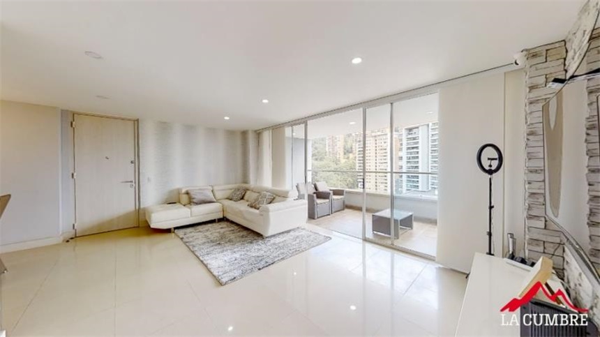 Apartamento de 3 alcobas en arriendo en El Tesoro, Medellín, 130 m² · foto 4 de 8