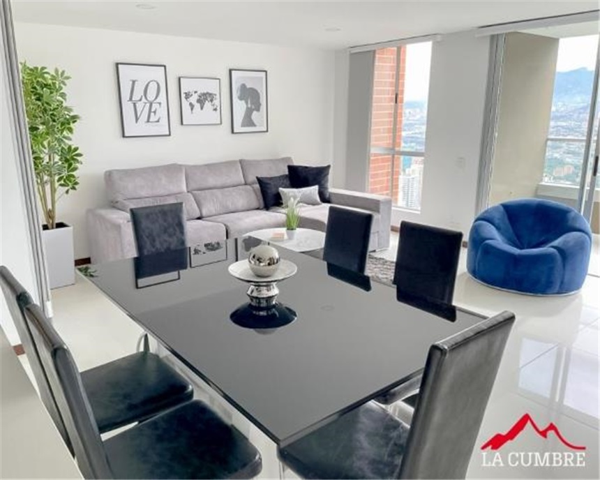 Apartamento de 3 alcobas en arriendo en Vía Las Palmas, Medellín, 135 m² · foto 6 de 9