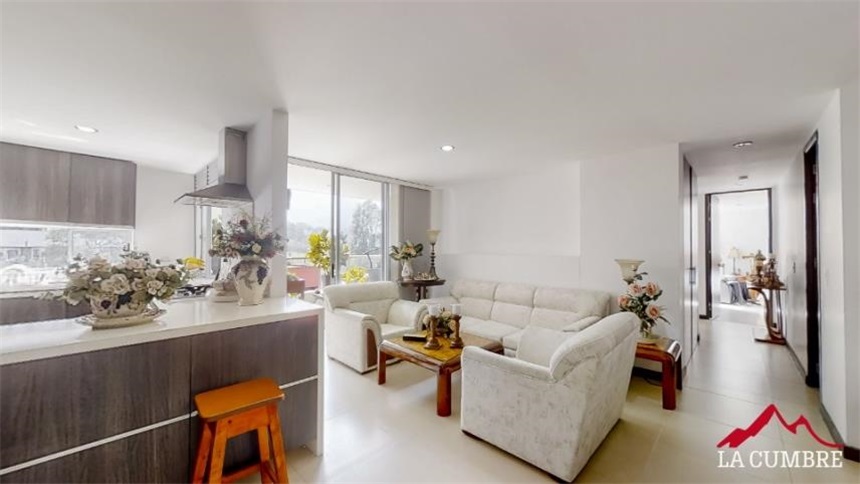 Apartamento de 3 alcobas en venta en Loma De Las Brujas, Envigado, 111 m² · foto 5 de 11