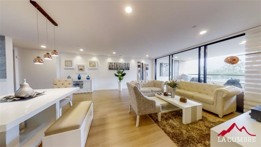 Apartamento de 3 alcobas en venta en Loma De Las Brujas, Envigado, 170 m² · foto 2 de 21