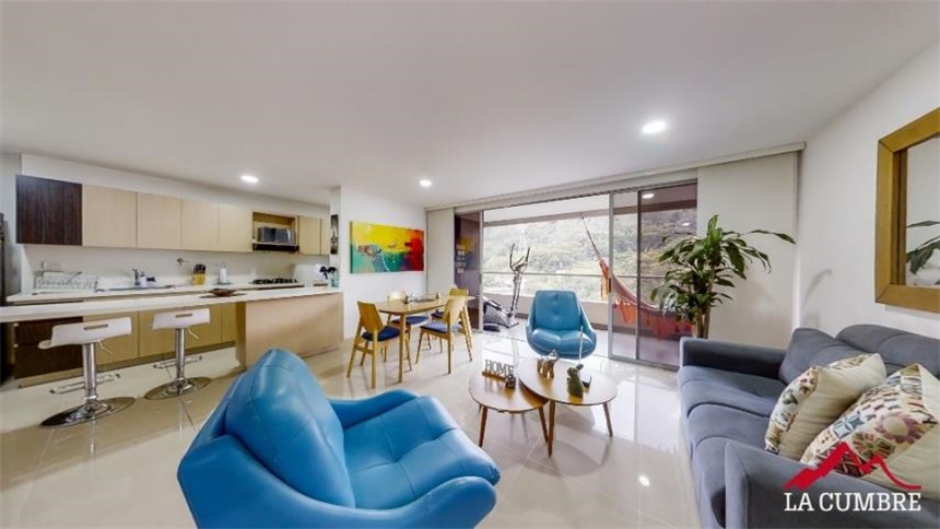 Apartamento de 3 alcobas en arriendo en Loma Del Indio, Medellín, 115 m² · foto 3 de 22