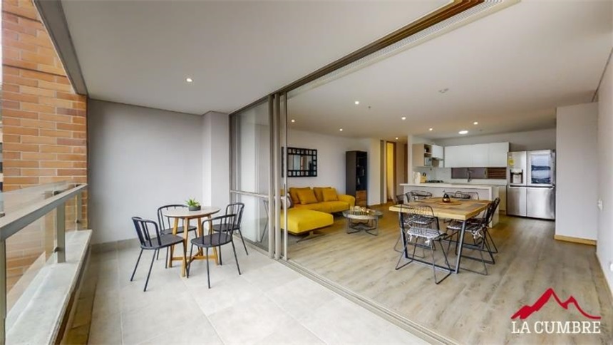 Apartamento de 3 alcobas en arriendo en Los Balsos, Medellín, 130 m² · foto 4 de 18
