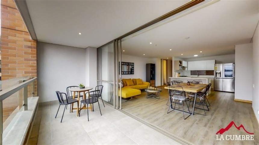 Apartamento de 3 alcobas en arriendo en Los Balsos, Medellín, 130 m² · foto 5 de 18