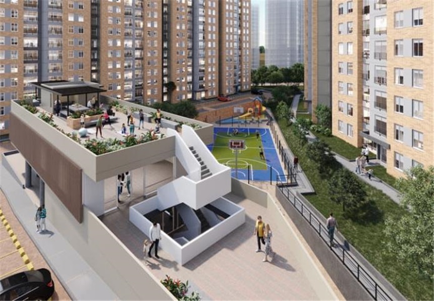 Apartamento de 2 alcobas en venta en Ciudadela Del Portal, Bogotá, 50 m² · foto 2 de 16