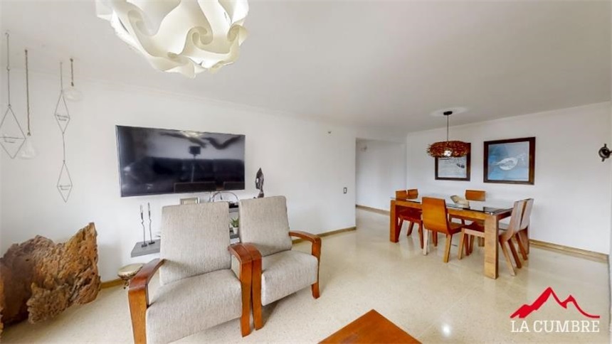 Apartamento de 3 alcobas en arriendo en Los Naranjos, Medellín, 116 m² · foto 4 de 10