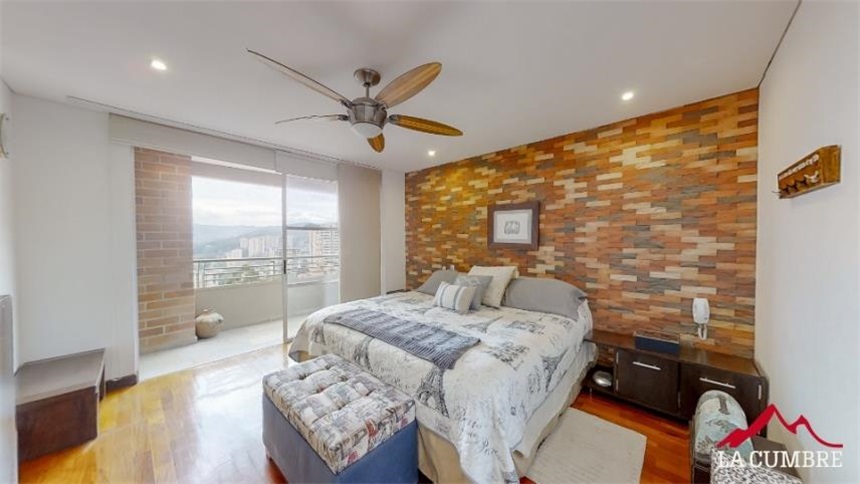 Apartamento de 3 alcobas en arriendo en El Tesoro, Medellín, 220 m² · foto 10 de 12