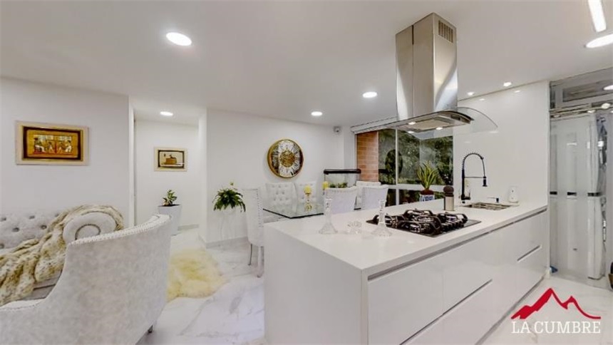 Apartamento de 2 alcobas en arriendo en Los Balsos, Medellín, 100 m² · foto 5 de 12