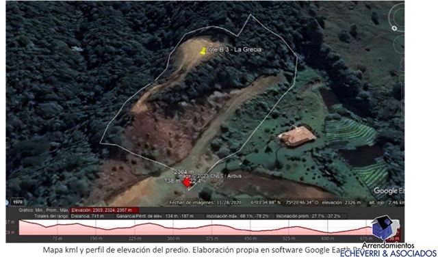 Lote en venta en El Centro, El Carmen de Viboral, 10000 m² · foto 3 de 4