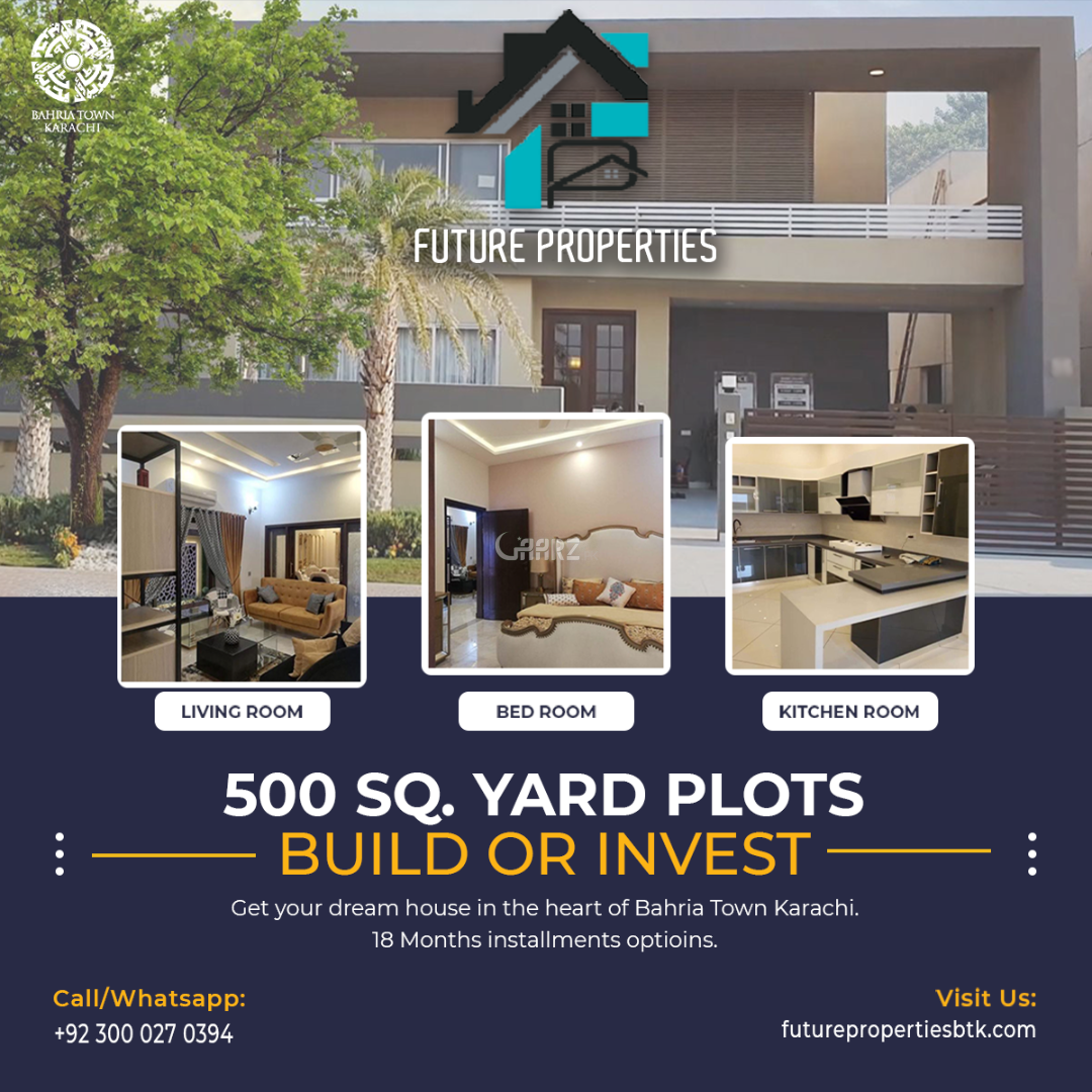 500 Square Yard House for Sale in Karachi Bahria Paradise