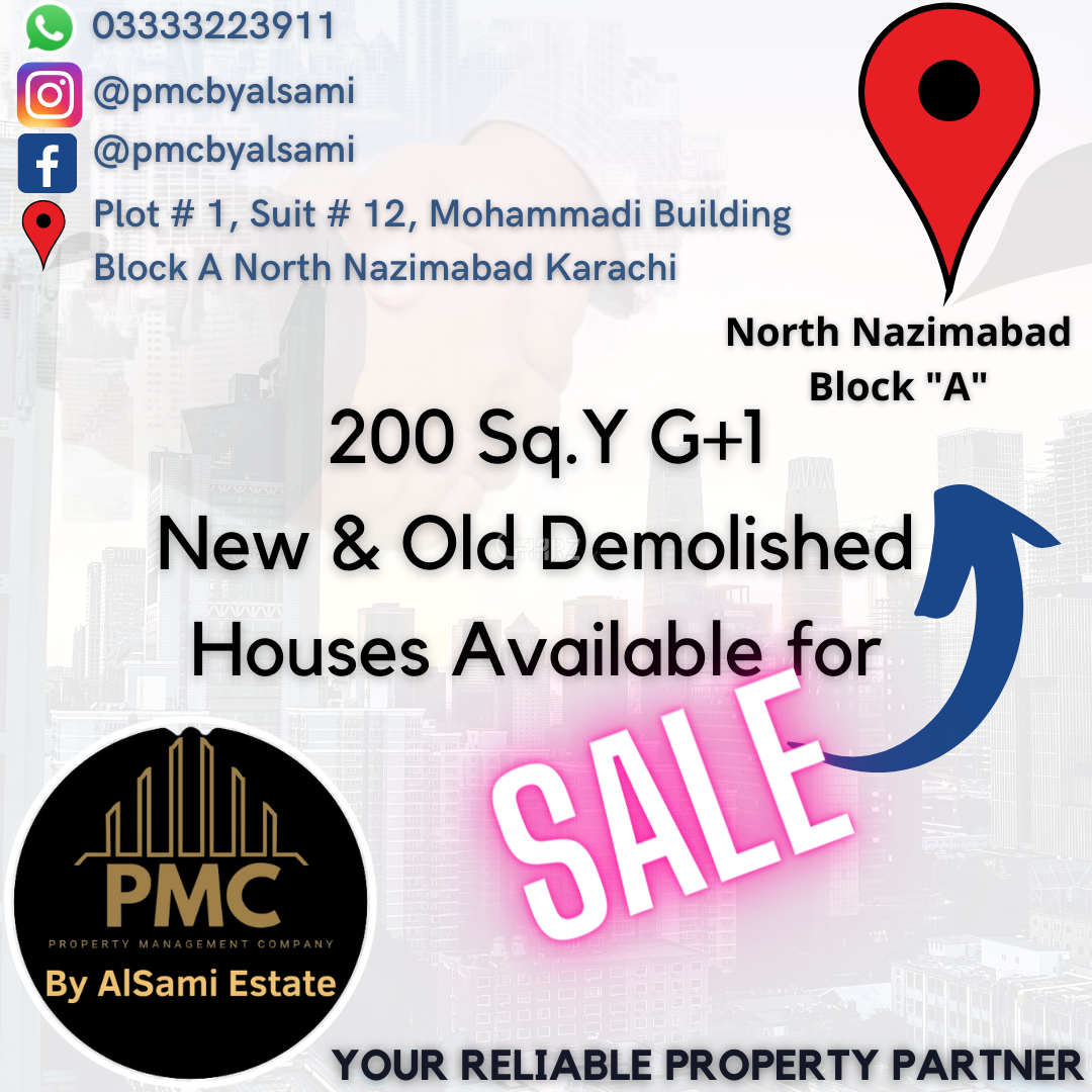 200 Square Yard House for Sale in Karachi North Nazimabad Block A