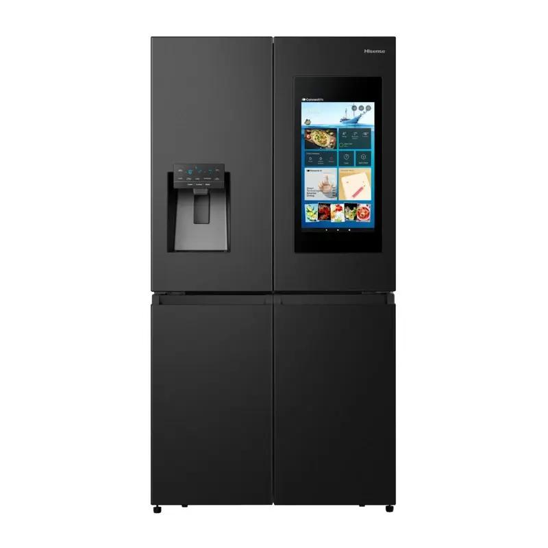 Heladera 4 Puertas Hisense Pantalla Smart Inverter 647l