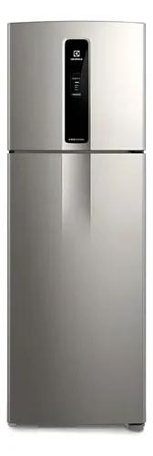 Heladera Electrolux Top Freezer No Frost Inverter Plata 408L IF43S