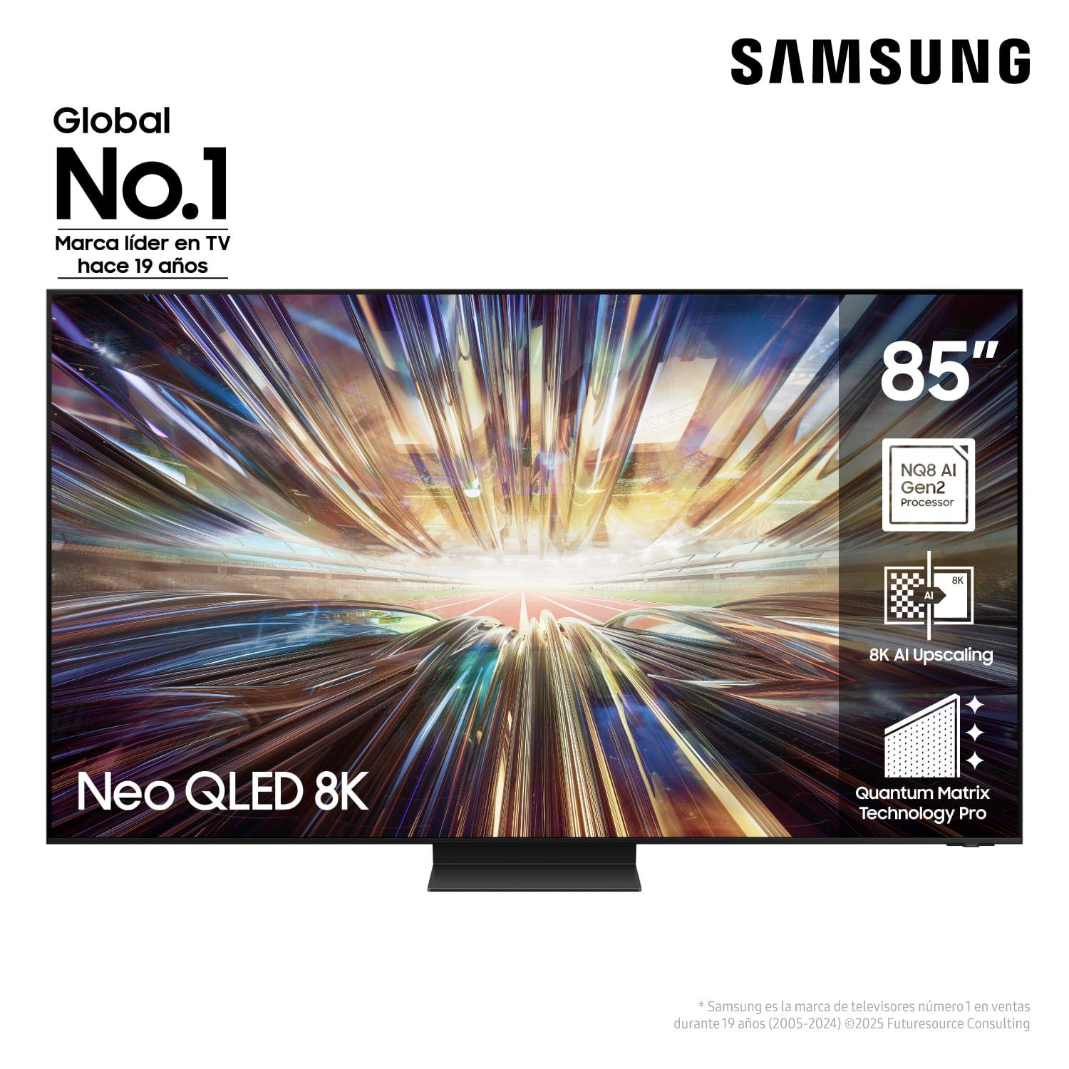 SMART NEO QLED TV SAMSUNG 85" PULGADAS QN85QN800DGCZ
