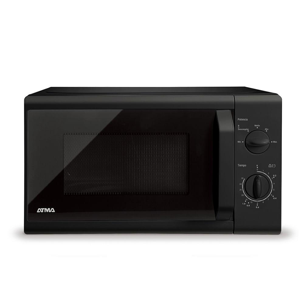 HORNO MICROONDAS ATMA 20 LTS MATRB20UAP ROTATIVO 700W NEGRO