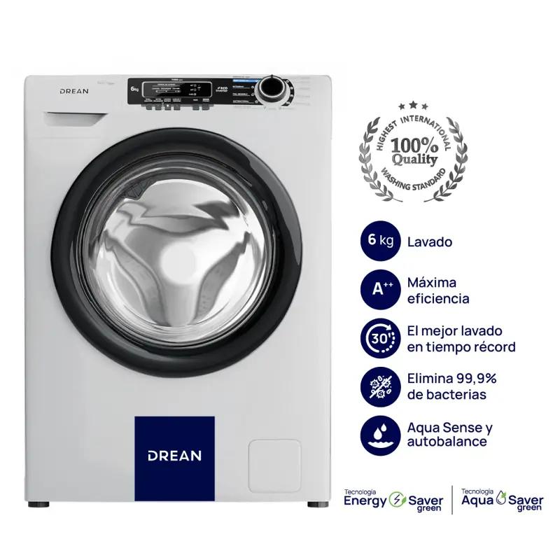 LAVARROPAS AUTOMATICO INVERTER DREAN LCFDR0610LB0 6 BLANCO