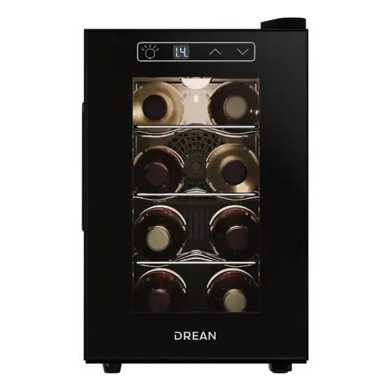 Cava de vino para 8 botellas Negro Drean CVDR08CN0