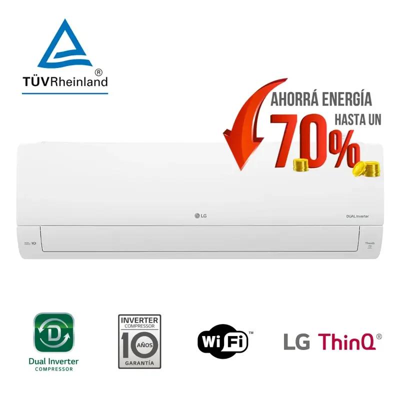 Aire Acondicionado LG Inverter LG DUALCOOL WiFi Frio Calor 4500 Frigorias S4-W18KL31A