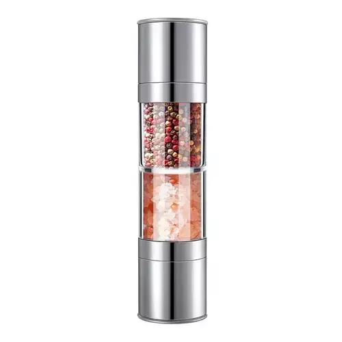 Molinillo Inoxidable 2 en 1 Cuk by Gadnic Sal Pimienta Especias MOLIN031