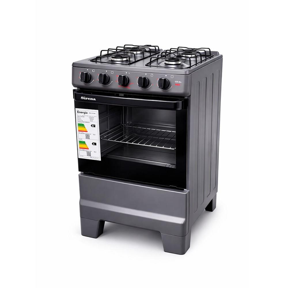 Cocina a Gas 47 Cm Gris Titanio Cg 2025 Sirena