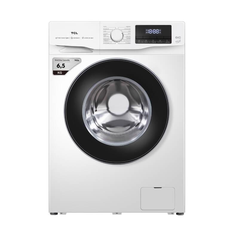 Lavarropas Carga Frontal Tcl 6.5 Kg 1200 Rpm Inverter Blanco P6065flw