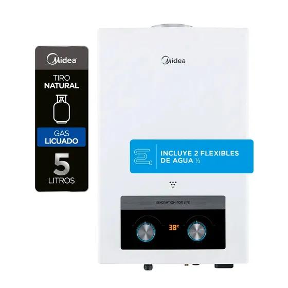 Calefon Gas Licuado 5 Litros Tiro Natural Ionizado