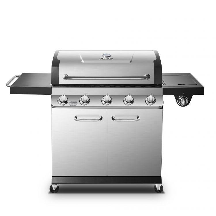 Parrilla a Gas 5 Quemadores + Lateral Premier