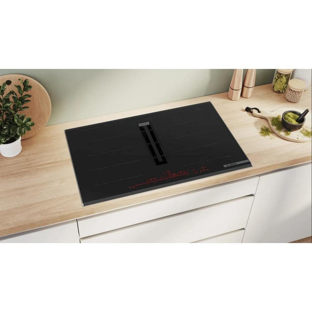 Encimera de Induccion Bosch con Extractor Integrado 80 cm