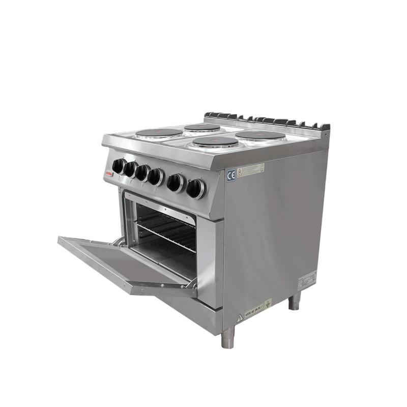 COCINA ELECTRICA 4 PLATOS CON HORNO