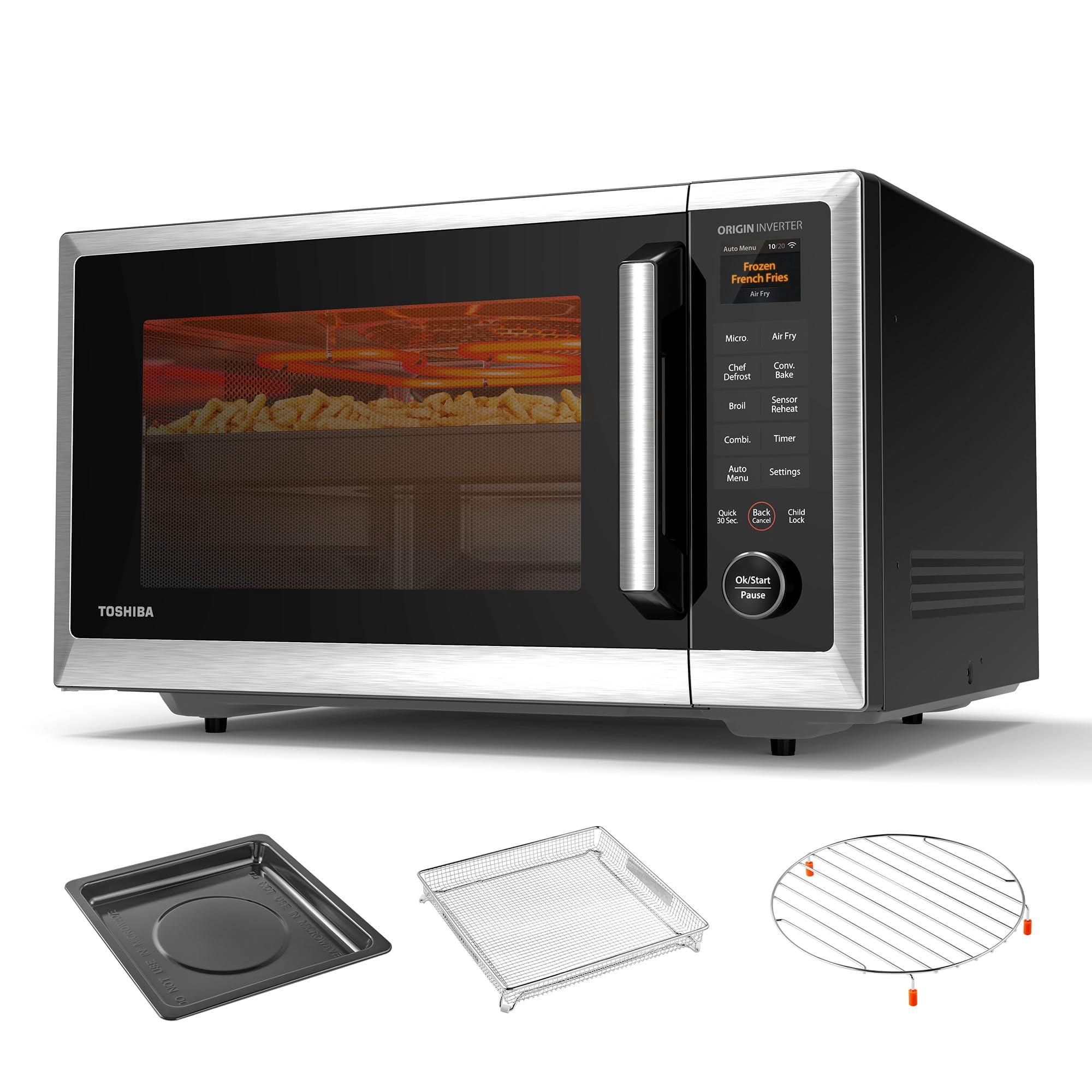 Horno microondas TOSHIBA OptiChef Air Freyer 1.3 pies cubicos 1100 W