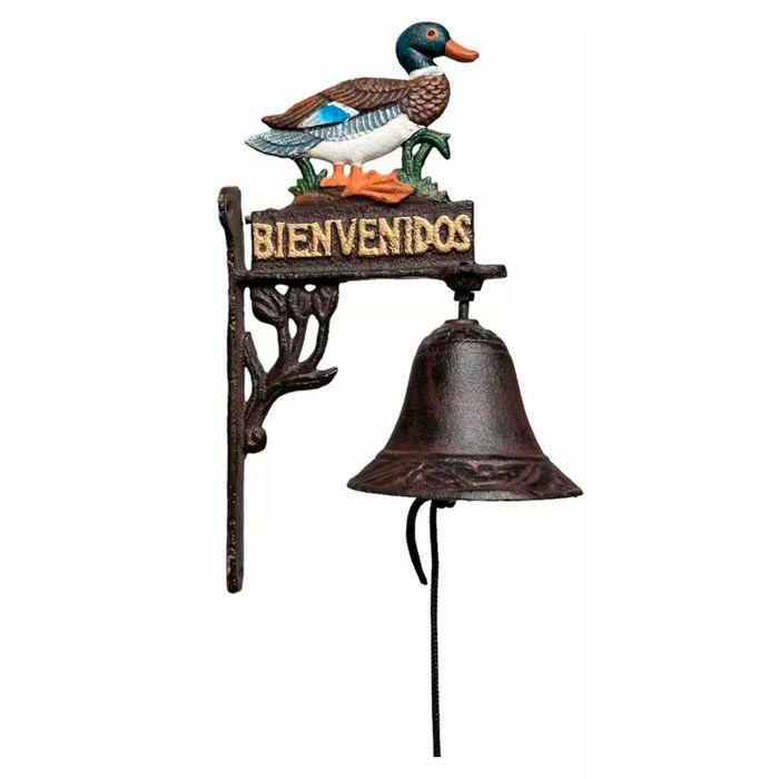 Campana decorativa bienvenidos