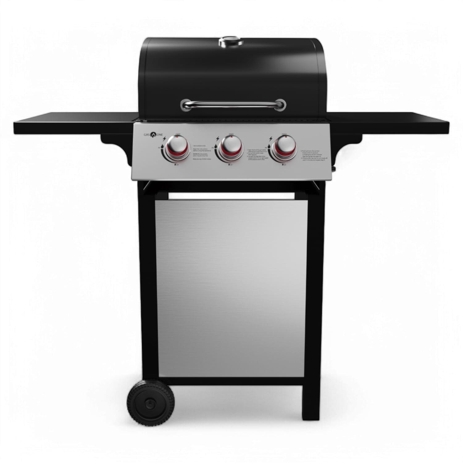 Parrilla a gas Gas One GP-1030S de 3 quemadores de acero inoxidable