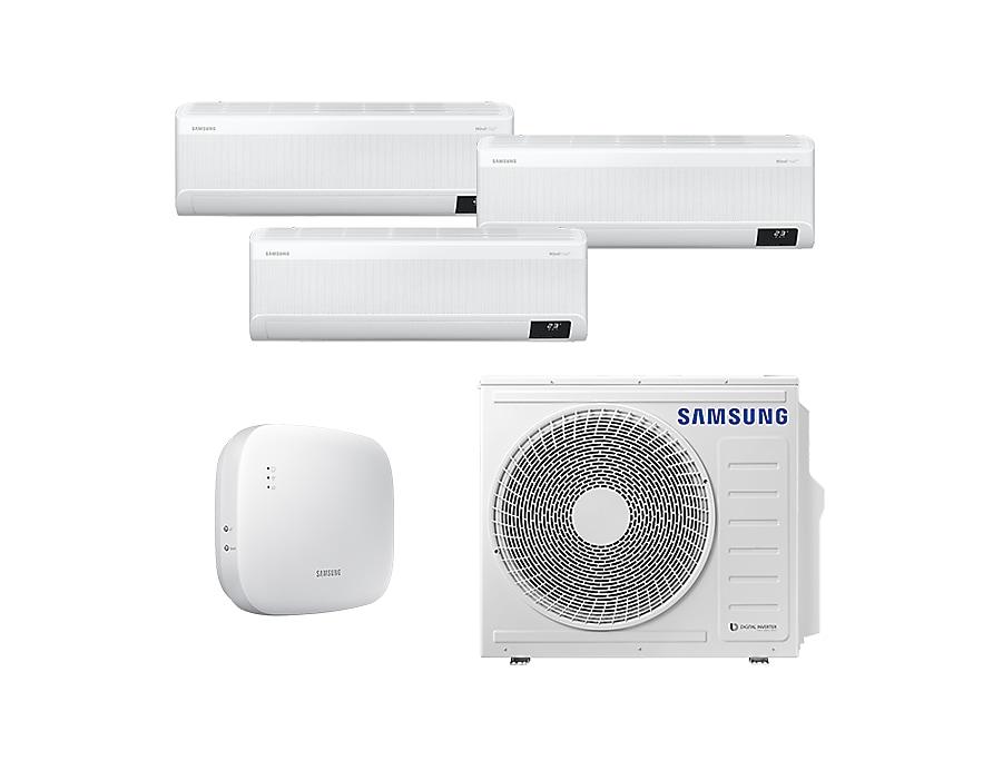 Multi Split Wind-Free, Inverter, Wi-Fi, Frio & Calor 3 x 9000 Btuhr