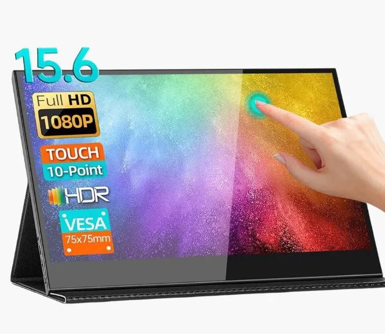 Monitor Portatil Touch 15.6 Full HD - Para PC o consolas (Smart Case)