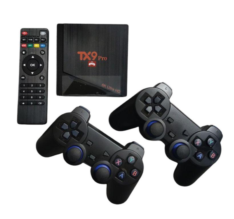 Dispositivo Tv 4K TX9 pro Android 13.1 + Magis+Juegos Retros