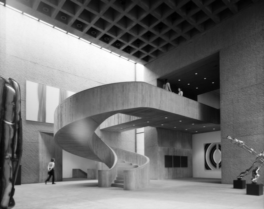 Everson Museum, Syracuse, NY / USA. Architecture: I. M. Pei. Image © Ezra Stoller / Esto