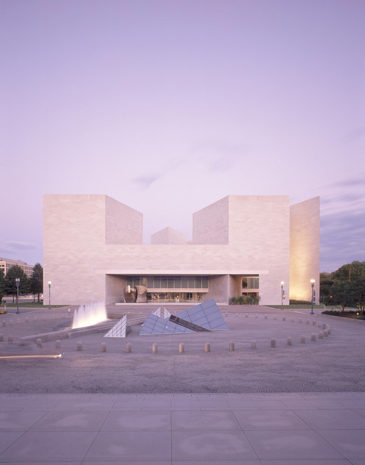 Skylights on the plaza for natural daylight in front of East Building of the National Gallery of Art. Image © Dennis Brack/Blackstar. National Gallery of Art, Gallery Archives