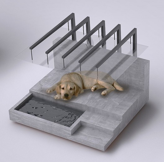 The "Bark-alona Pavilion" - Jia-hao Syu, Design Haus Liberty © 2017, Jia-hao Syu, Design Haus Liberty. Image via BowWow Haus London