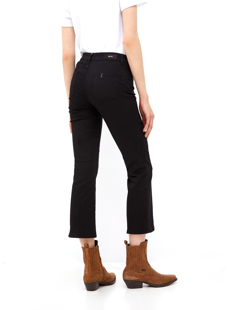 PANTALONE CROPPED CON DETTAGLI LOGATI - LIU JO JEANS - Albero