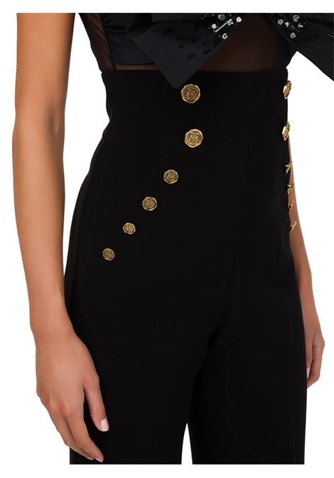 PANTALONE A ZAMPA CON BOTTONI ORO - ELISABETTA FRANCHI - Albero