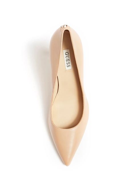 GUESS Décolleté donna beige pelle | Quellogiusto Shop online