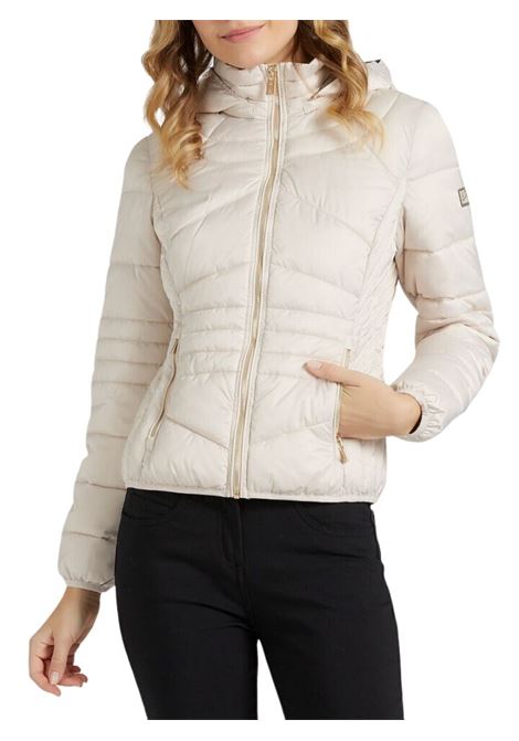 PIUMINO CON CAPPUCCIO YES-ZEE | Piumino | J007M8000157PANNA