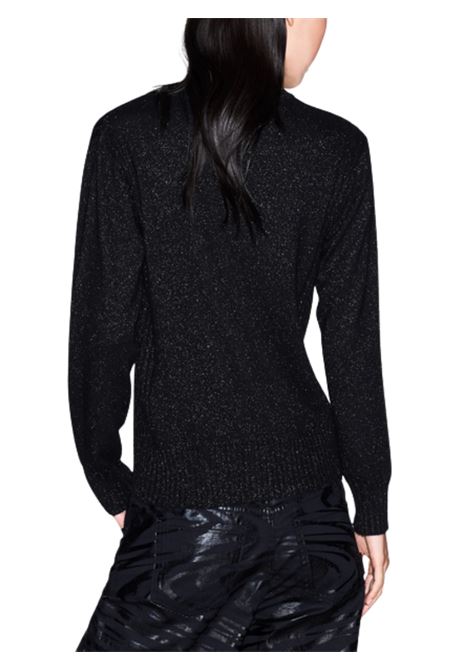 MAGLIA IN LUREX AX ARMANI EXCHANGE | Maglia | XW001164AF16181MC026BLACKSILVERLUREX