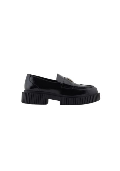 MOCASSINI CON LOGO AX ARMANI EXCHANGE | Mocassino | XW001672AF17478UC001BLACK