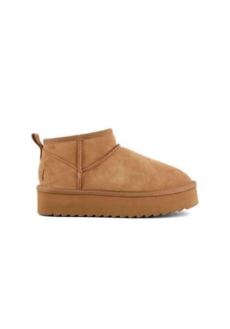 STIVALETTO PLATFORM IN SUEDE COLORS OF CALIFORNIA | Boot | YWPLA01TAN