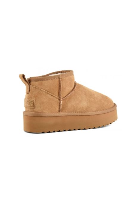 STIVALETTO PLATFORM IN SUEDE COLORS OF CALIFORNIA | Boot | YWPLA01TAN